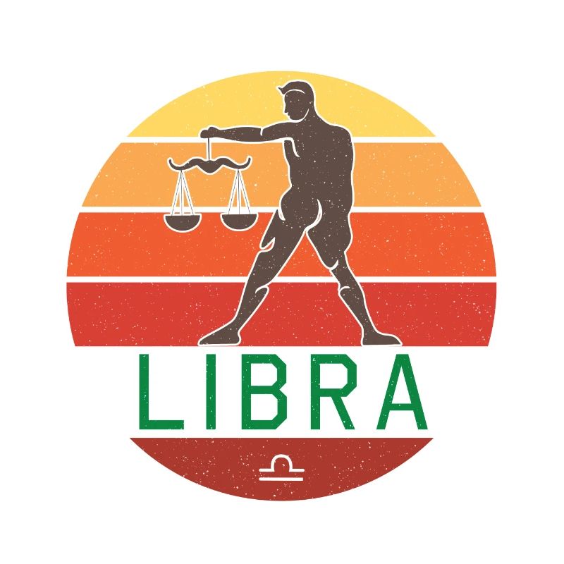 Astrologie Waage Libra Sternzeichen Retro