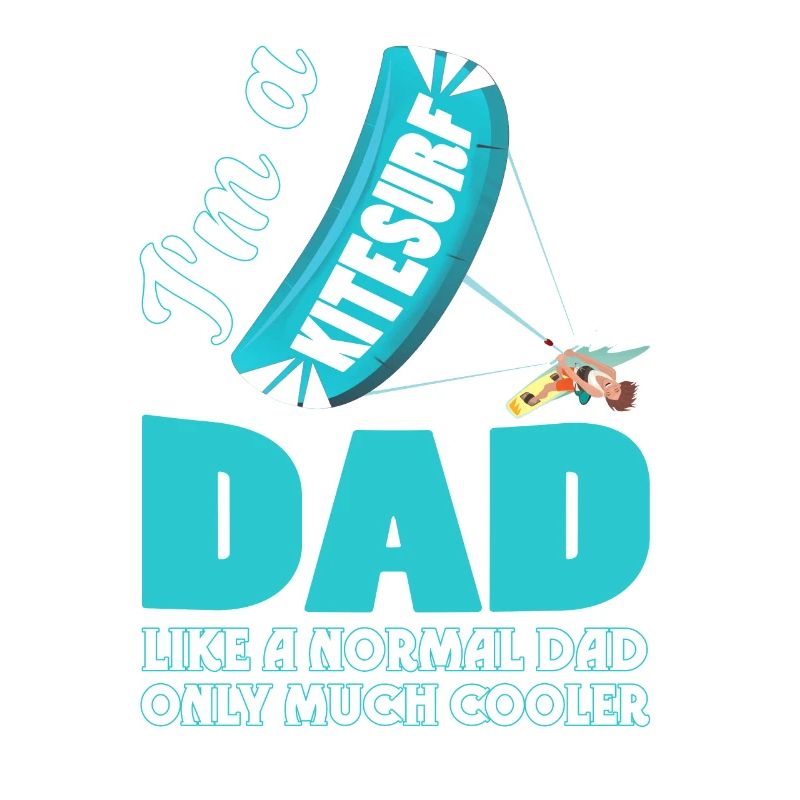 Je suis un papa de kitesurf comme un papa normal, beaucoup plus cool