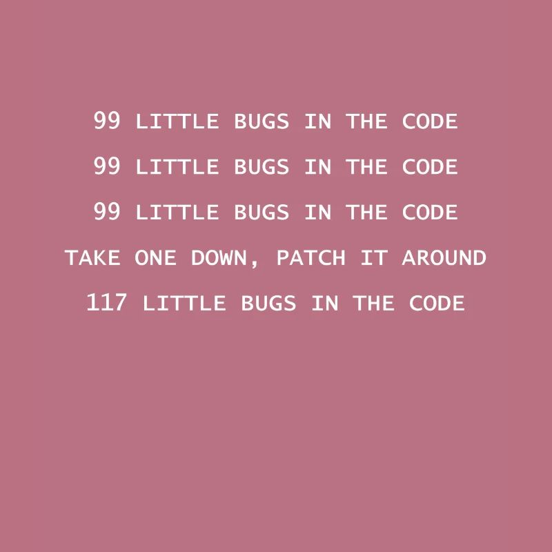 99 Bugs Programmierer Geschenk Informatiker Nerd