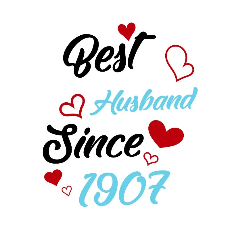 Bester Ehemann seit 1907 Hochzeit