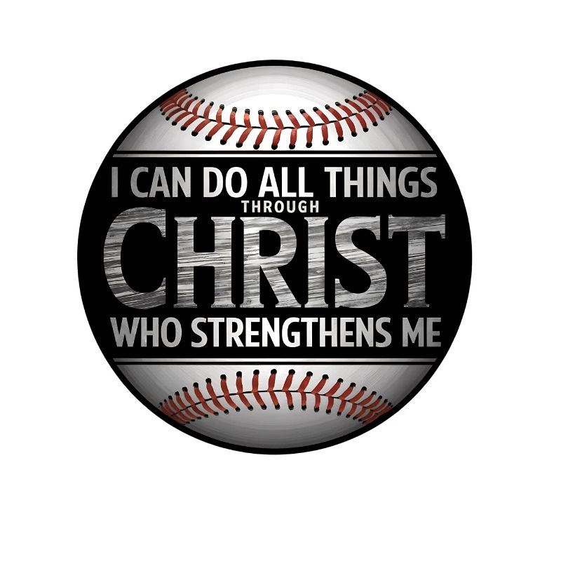 I can do everything through Christ Philippians Baseball