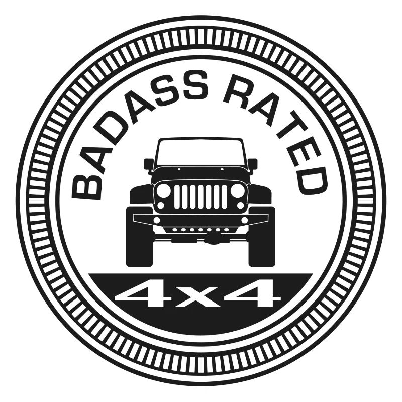 Les autocollants «notés»: notés Badass