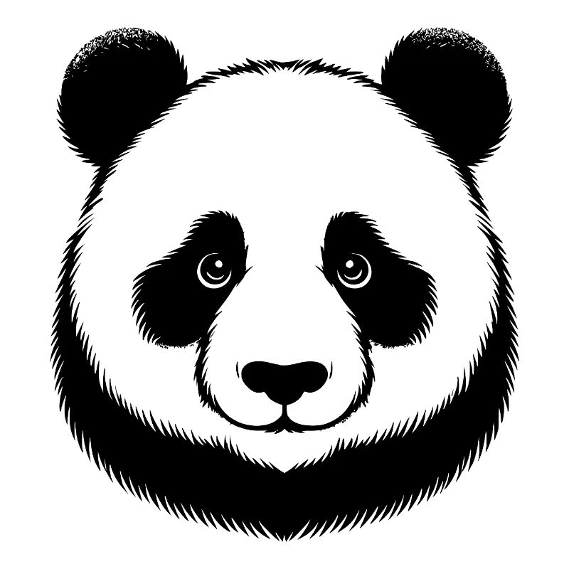 Süsser lächelnder Panda tierisches Lächeln