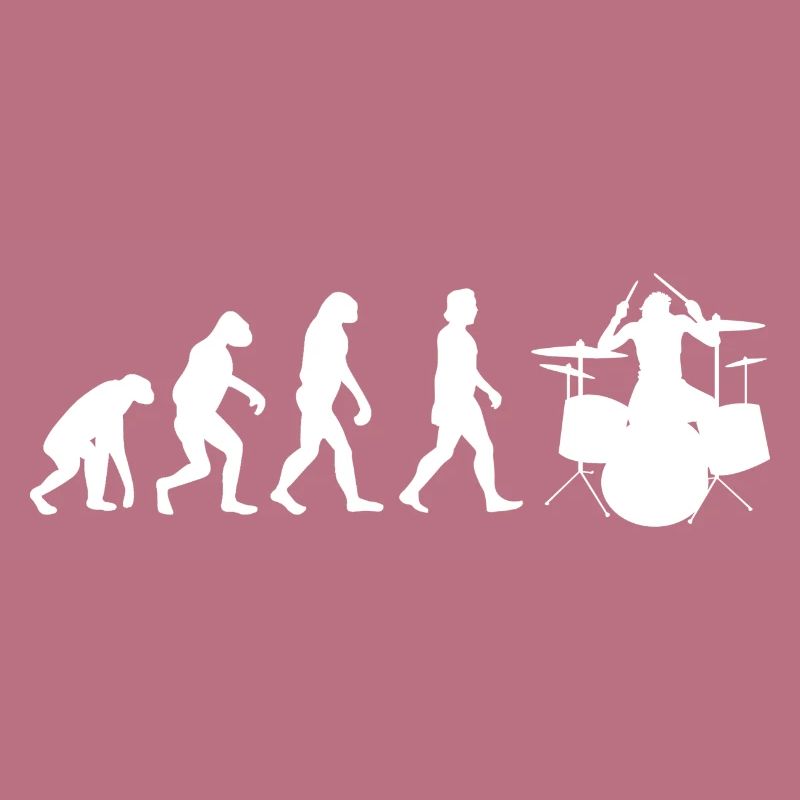 Batteur Evolution Batteur Batteur Drummer Band