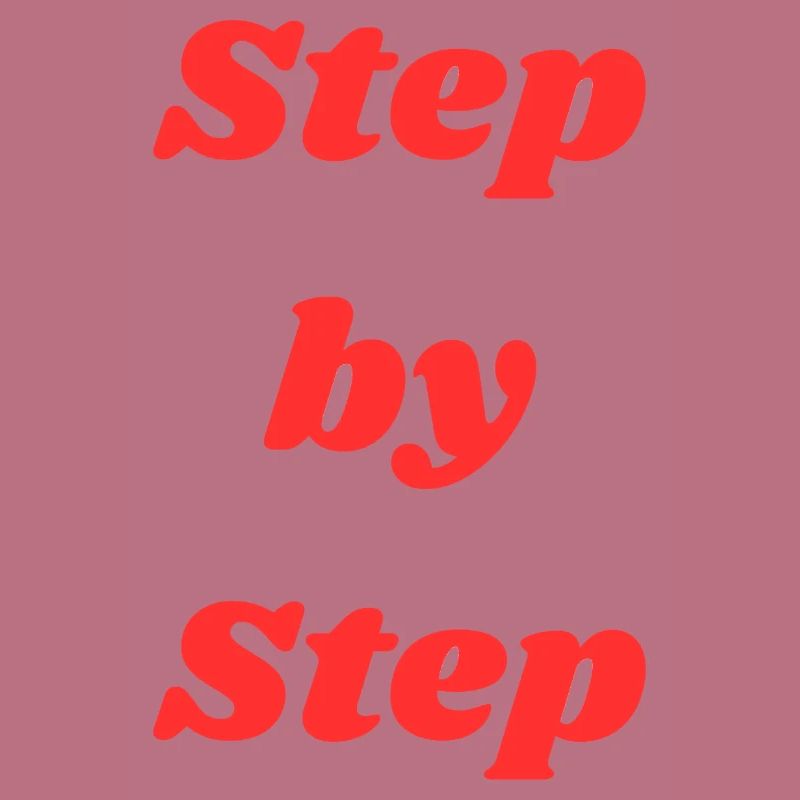 Step by step typography