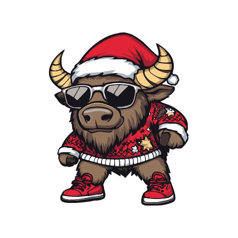 Noël du bison Noël