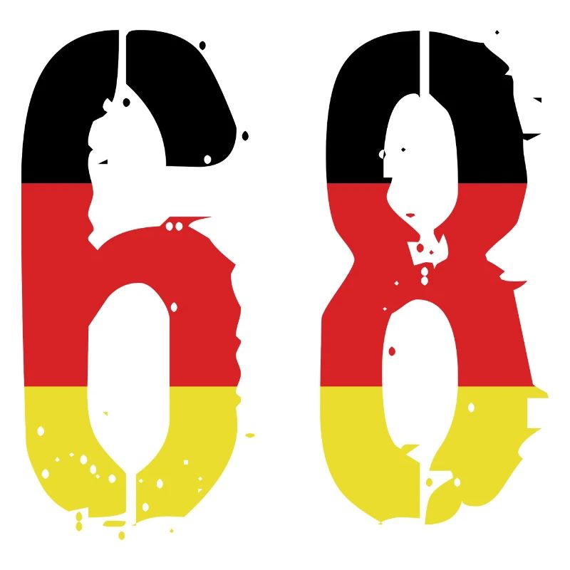 68 Number Germany Jersey