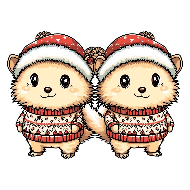 Igel Weihnachten Team