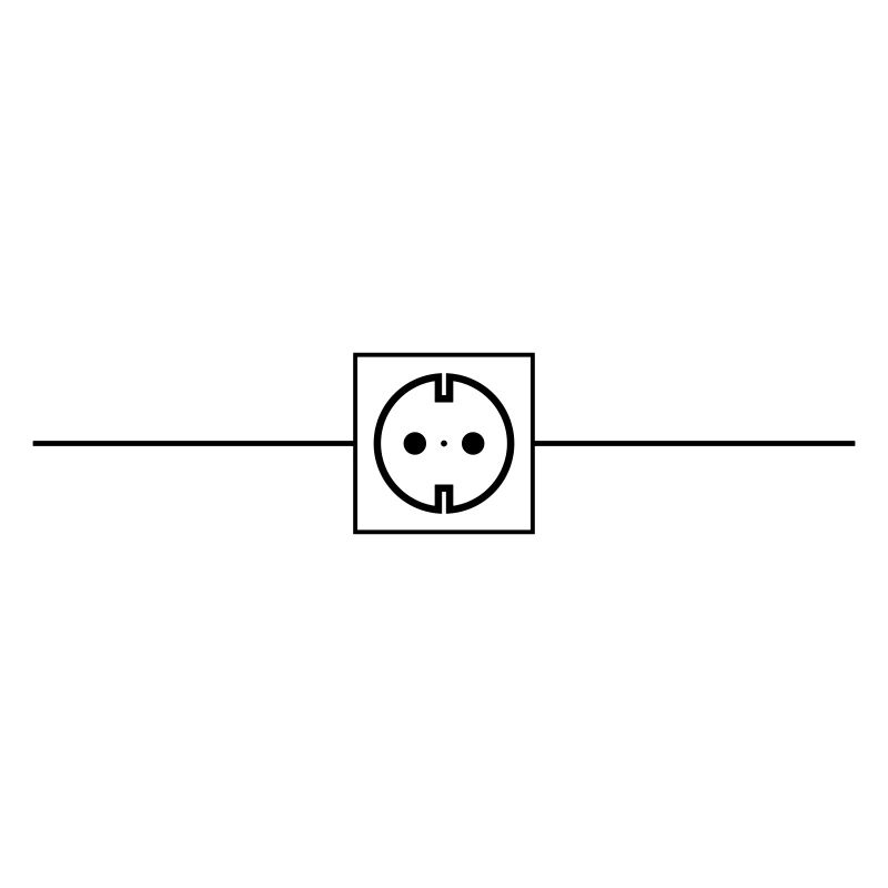 Steckdose Strom Icon Elektriker