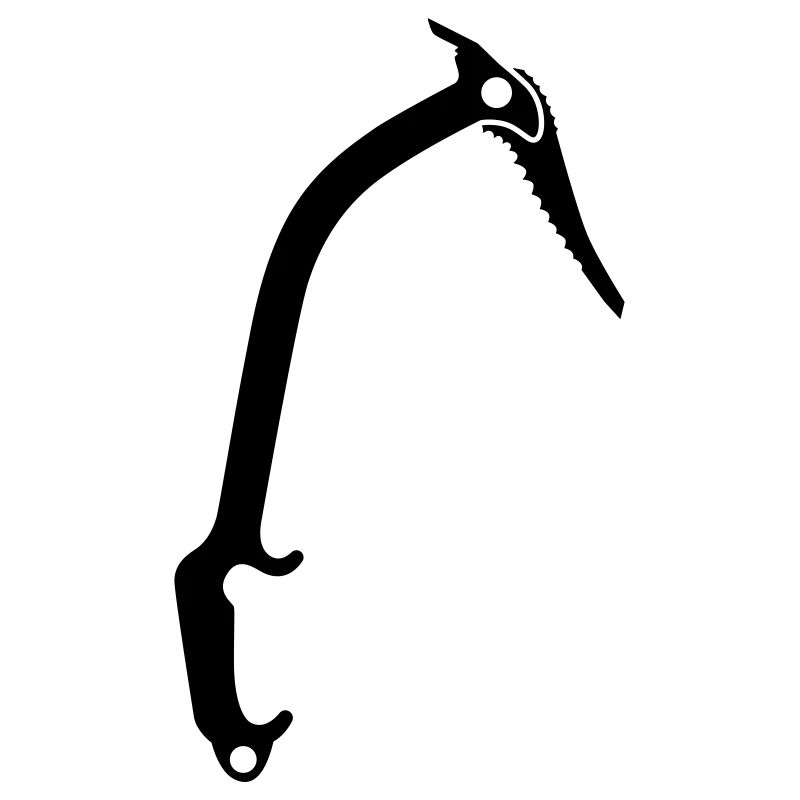 Climbing equipment ice axe