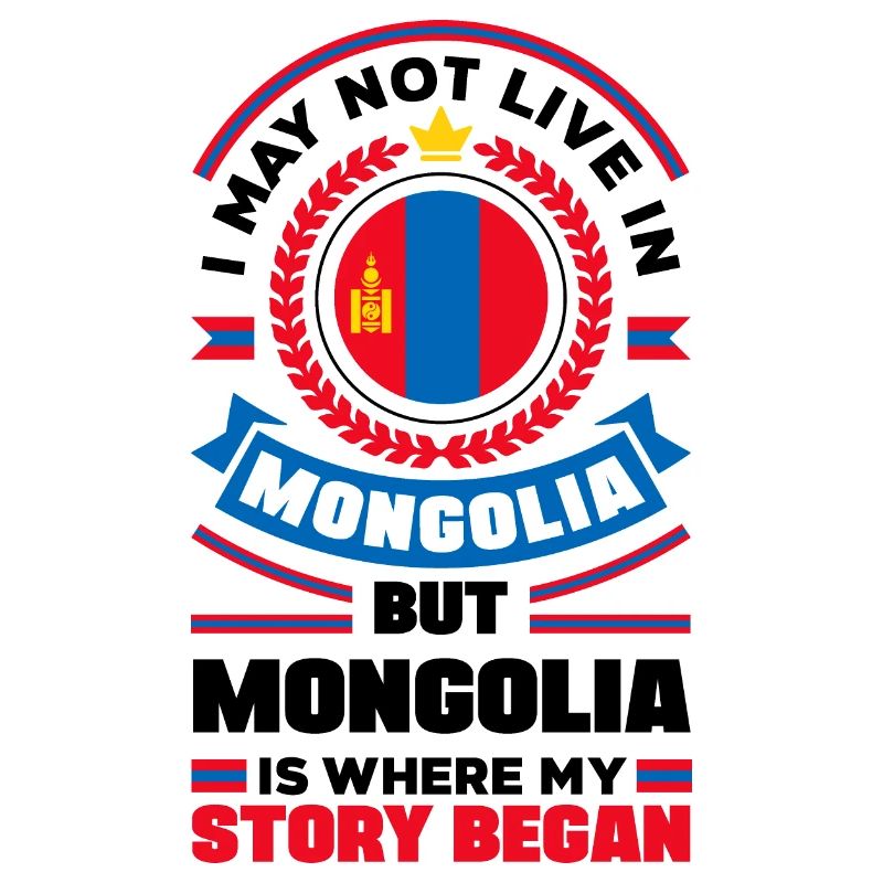 Mongolische Mongolei Mongolische Flagge Zitat