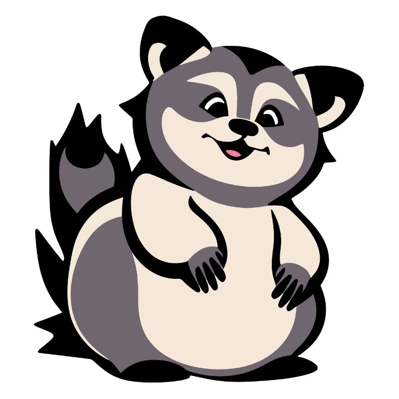 Juste un raton laveur mignon
