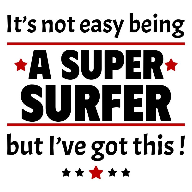 Es ist nicht einfach, ein super Surfer zu sein