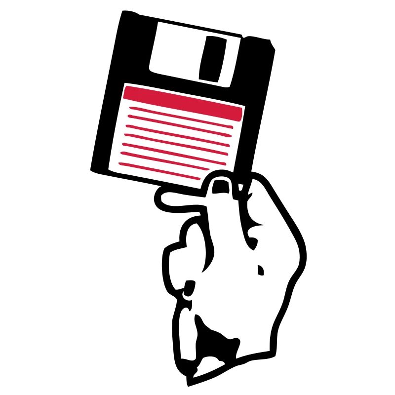 disquette disk scheibe disco main hand