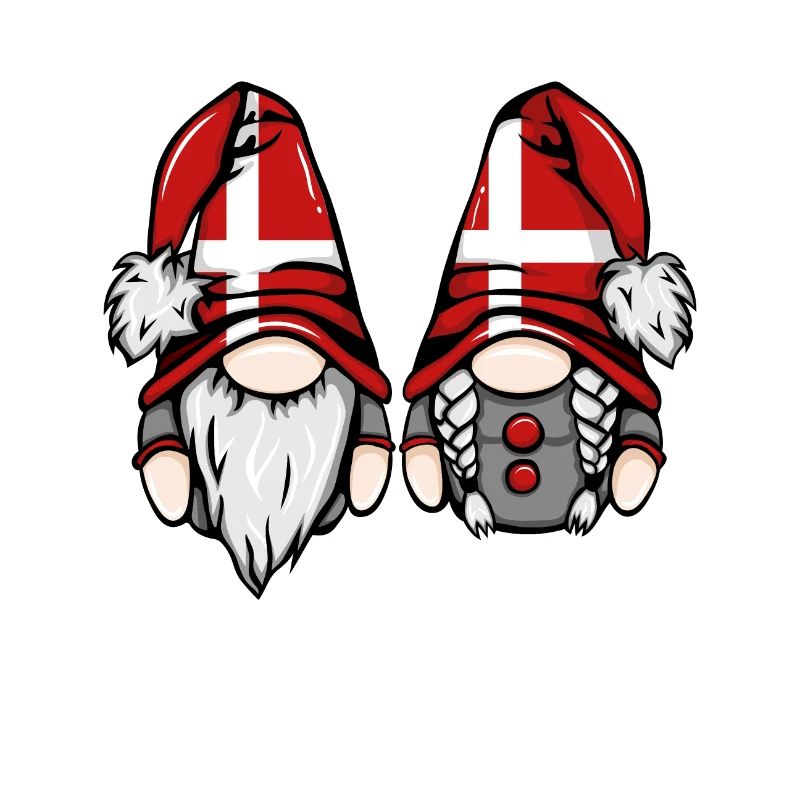 Nisser Gnome Dänemark Dannebrog Wilsigns