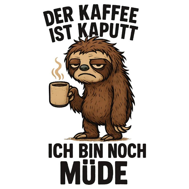 The coffee is broken I'm still tired