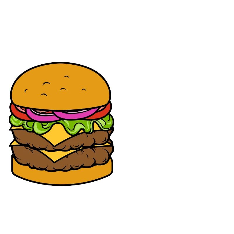 Citation ironique du chef de hamburger manger des