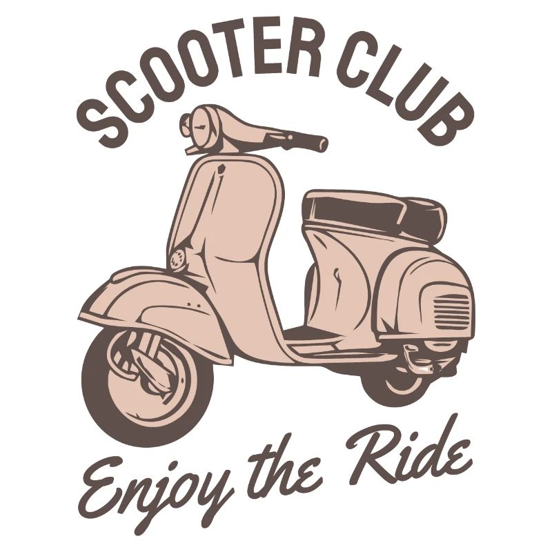 Motorroller Roller Rollerfahrer Geschenk