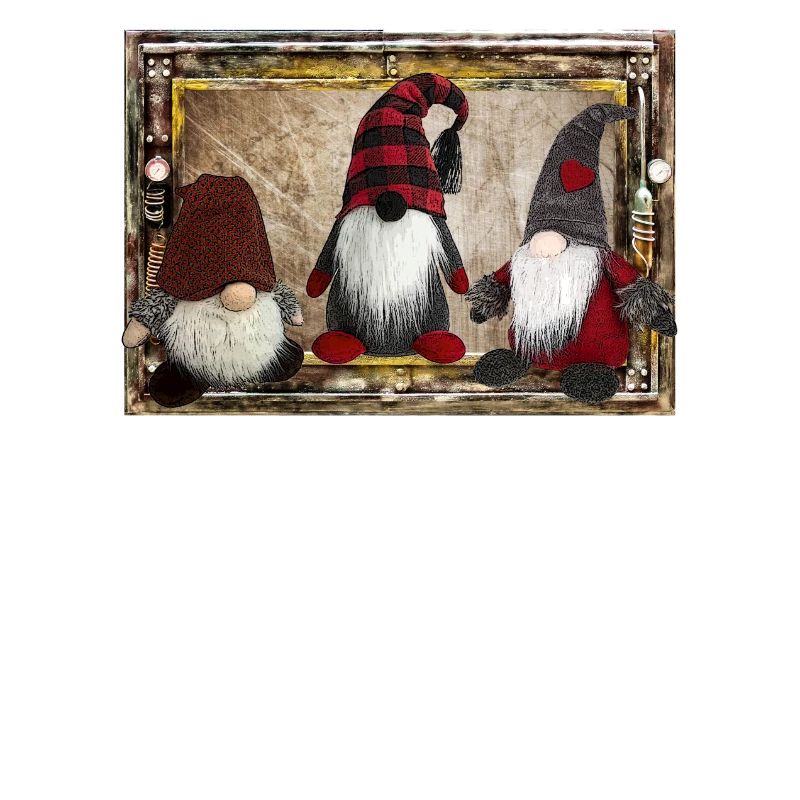 Weihnachtsgnom-Szene