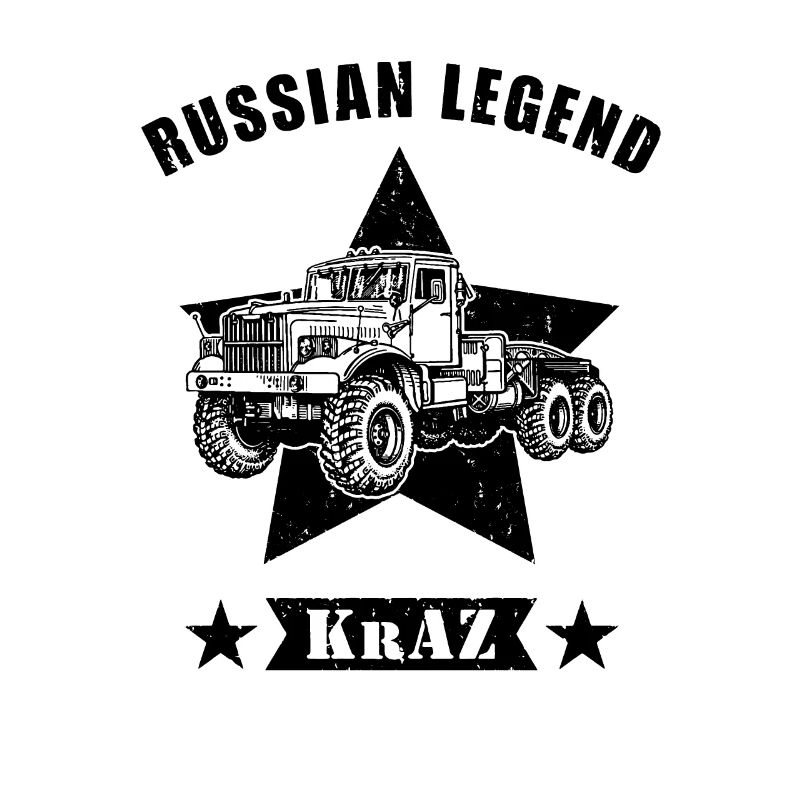 Russian Legend KrAZ Truck Driver Soviet