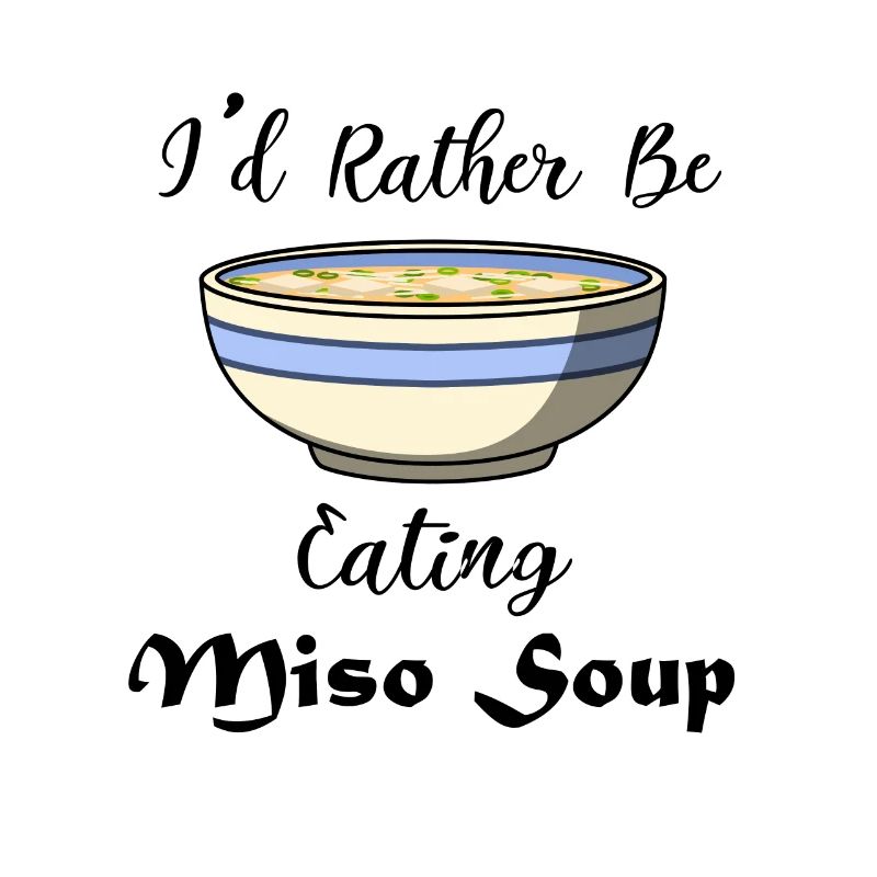 Miso-Suppe, Nudeln, Ramenfutter essen