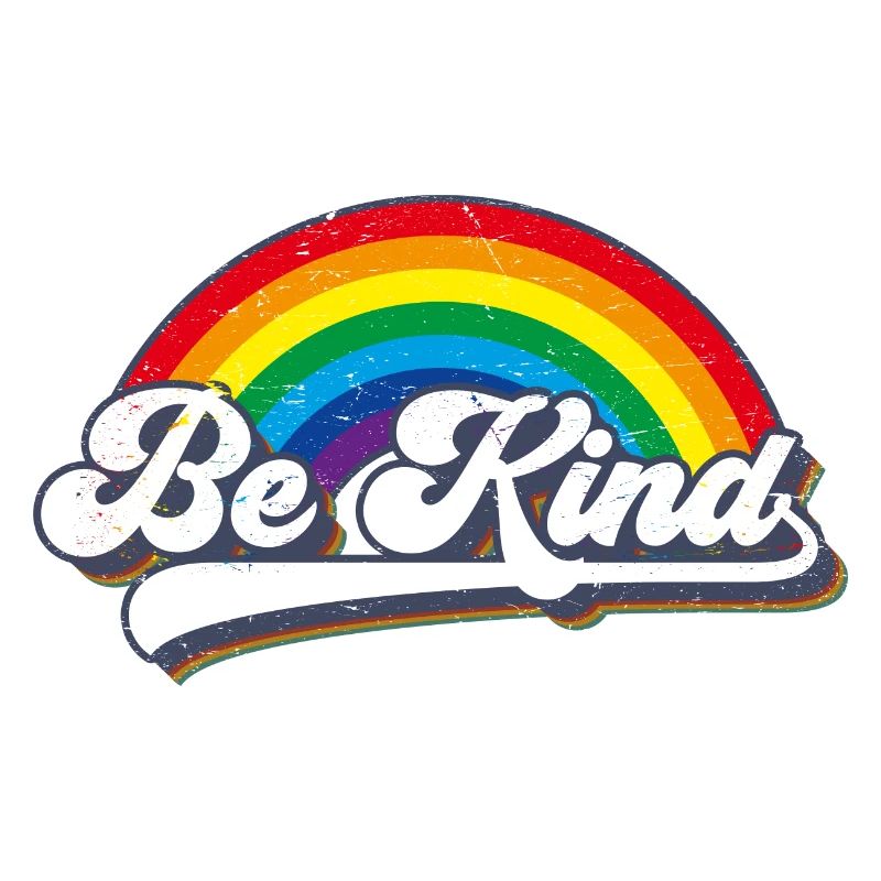 Be Kind LGBT Regenbogen