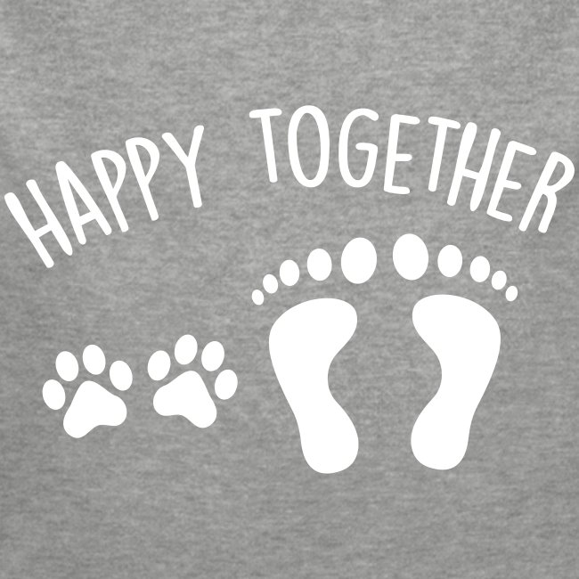 happy together dog - Baby Bio-Langarm-Body
