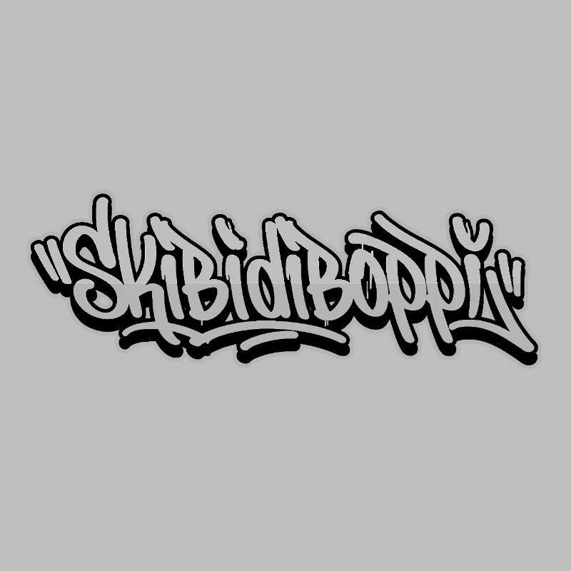 Skibidiboppi Graffiti Script