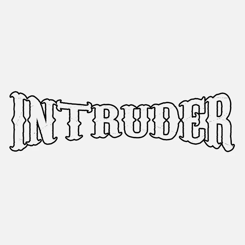 intrus hacker intrus clan sticker ordinateur