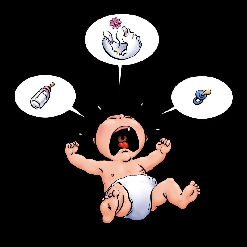 CD - Baby Kreisch Flasche Windel Schnuller Essen -