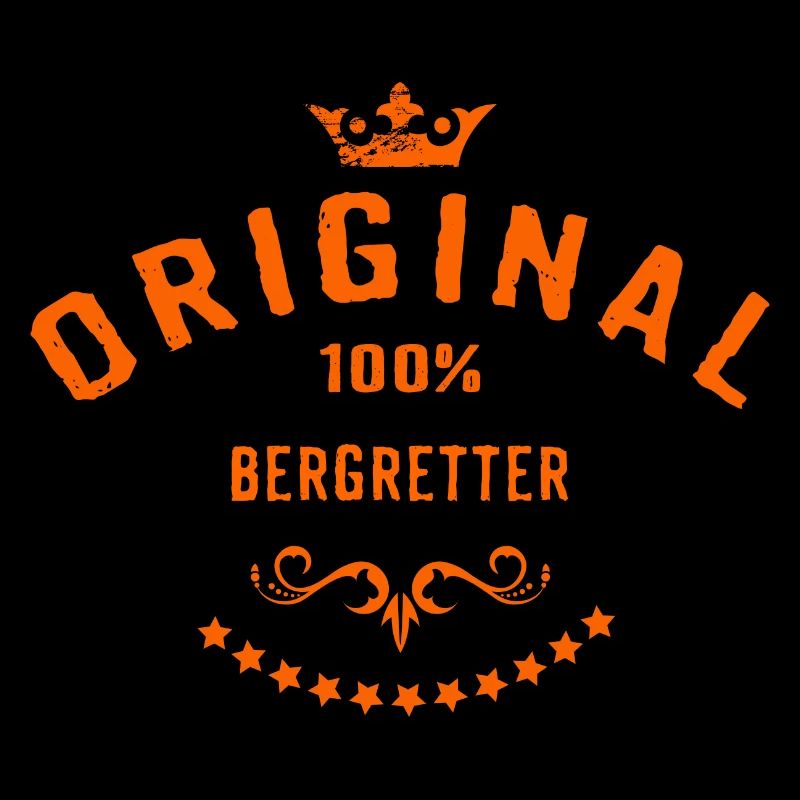 Original 100 Prozent Bergretter - RAHMENLOS Beruf