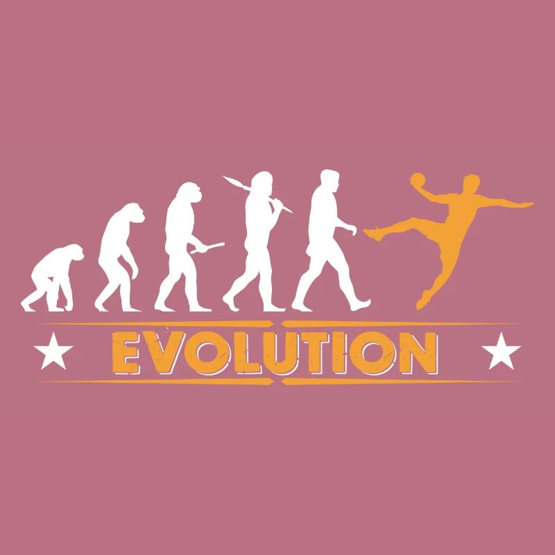 Handball Evolution - orange/weiss
