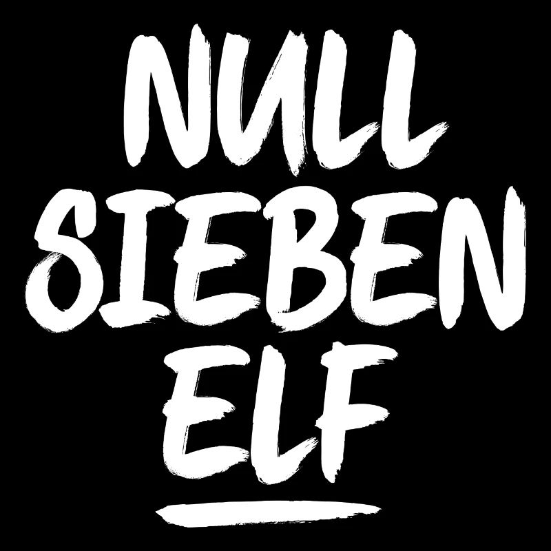 NULL SIEBEN ELF Pinselstrich