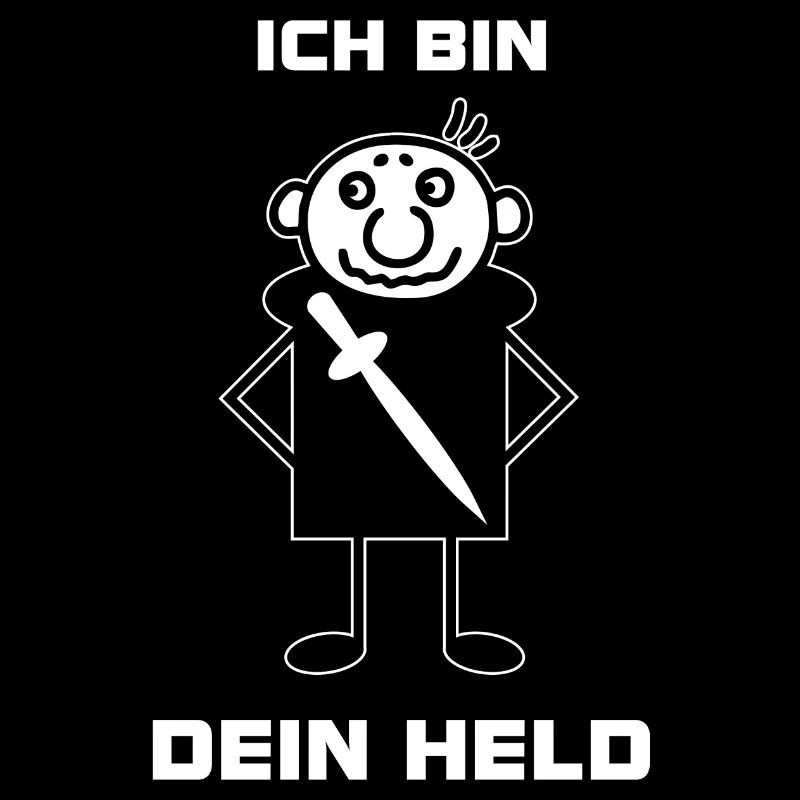 Ritter mit Schwert - ich Bin Dein Held