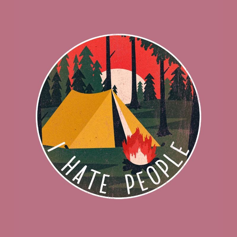 Camping hermit eremite freedom nature silence camp