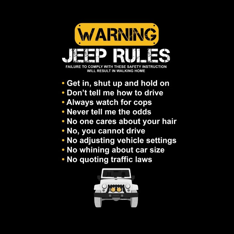 Warning Jeep Rules