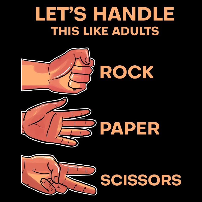 scissors stone paper