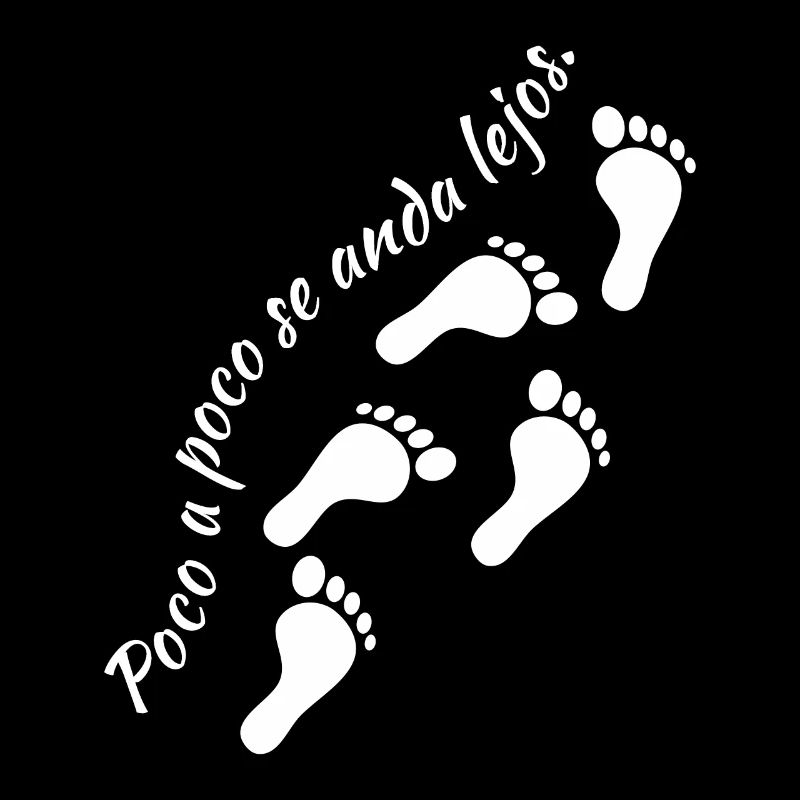 Poco a poco se anda lejos camino vida