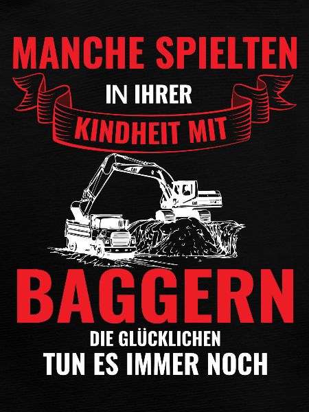 Bagger Baggerfahrer Geschenk