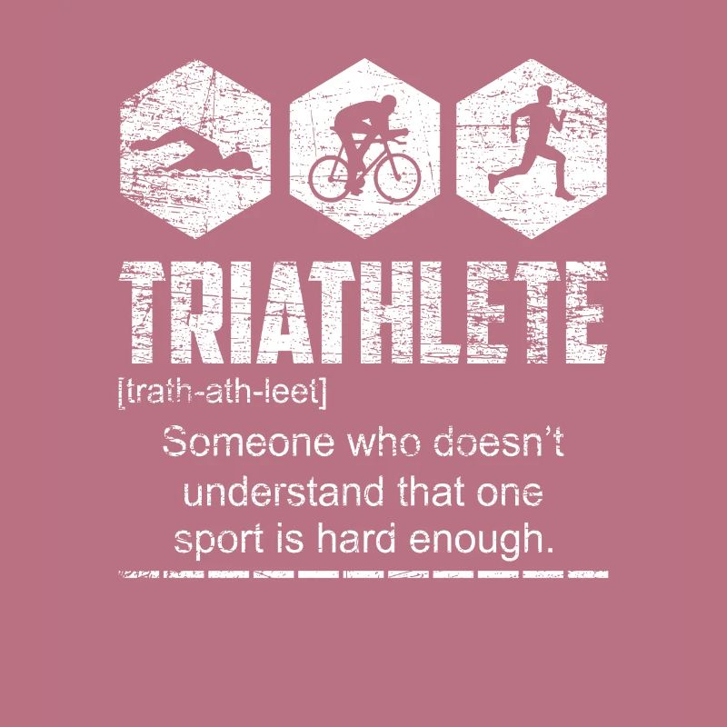 Triathlet hartes Training