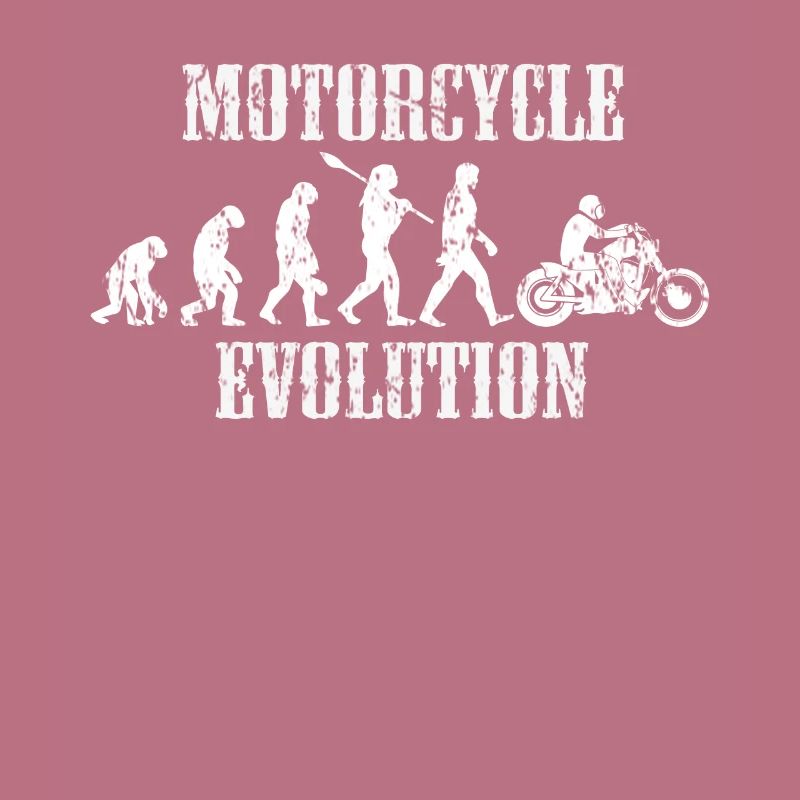 Evolution Biker Motorrad Geschenk