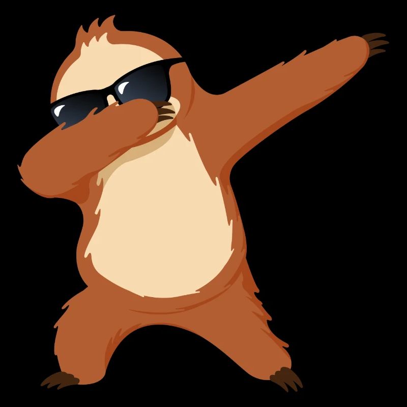 Dabbing Sloth Dance Sloth Gift