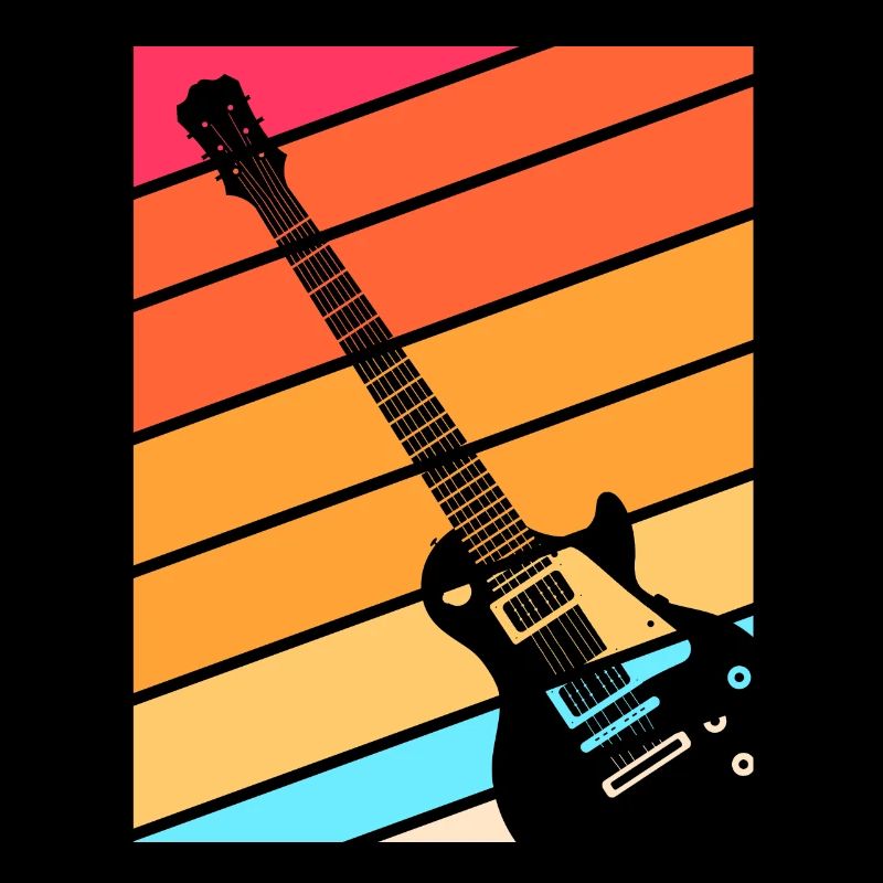 Gitarre Gitarrist E-Gitarre Geschenk