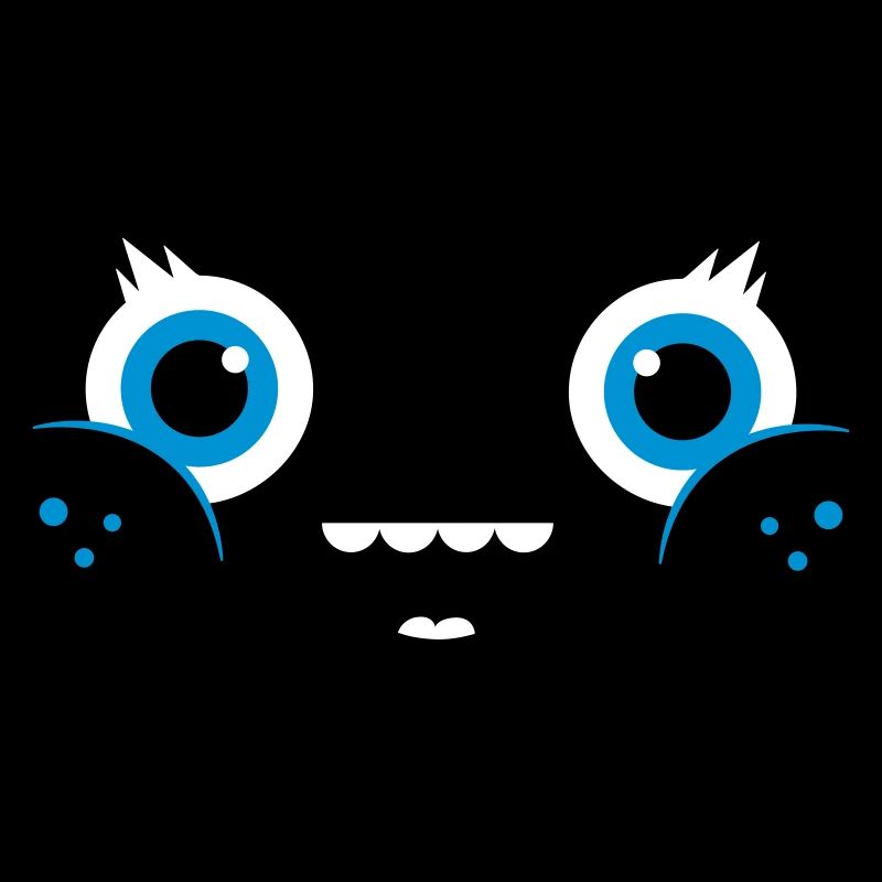 Drôle et mignon de Kawaii Visage Comic / Smiley