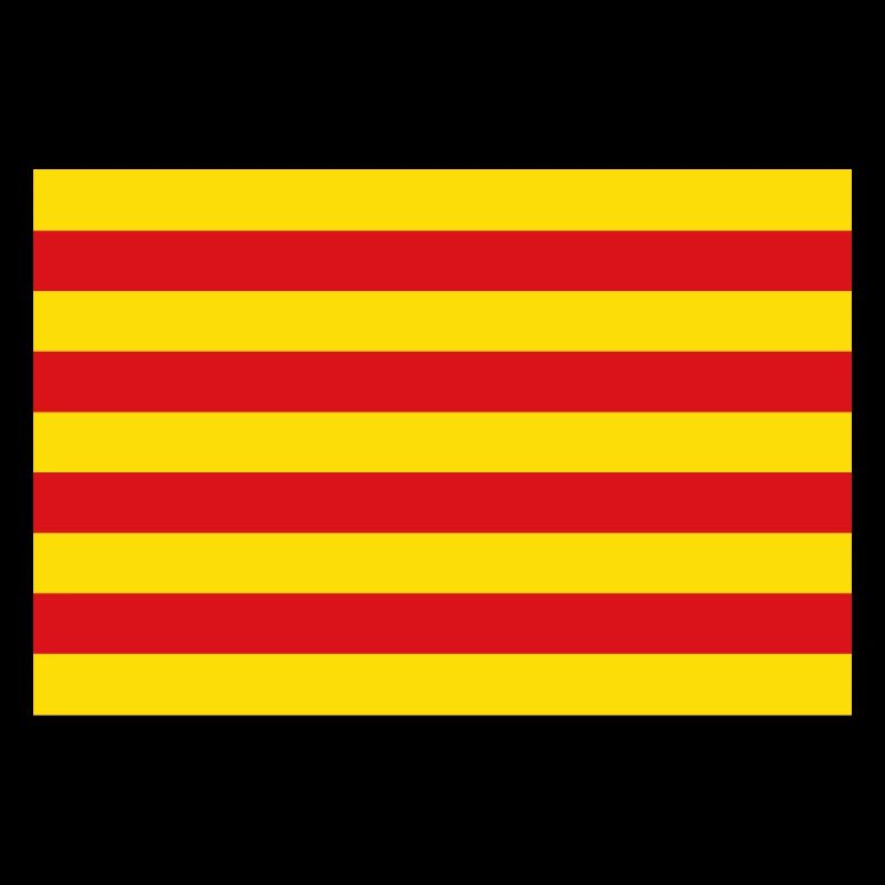 Drapeau de la Catalogne drapeau Catalan Barcelone