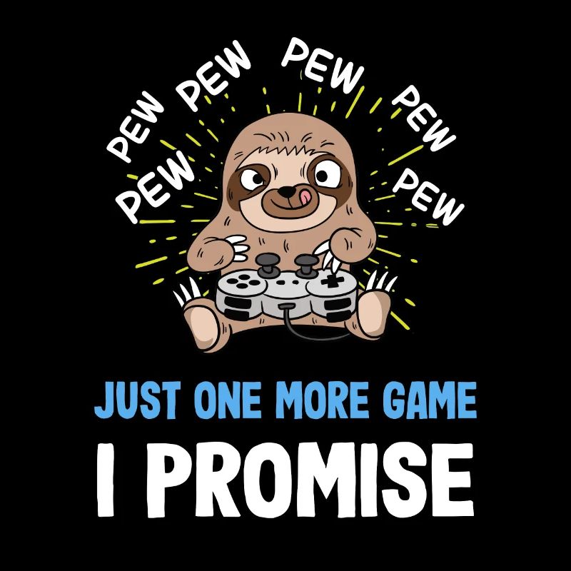 Gamer Sloth Gaming design