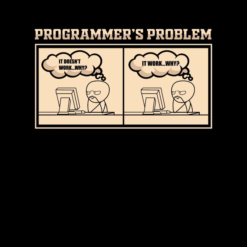 Programmeur disant cadeau