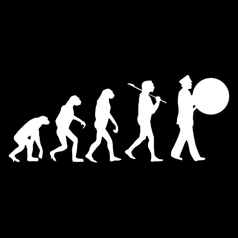 Evolution große Trommel Spielmannszug Kapelle