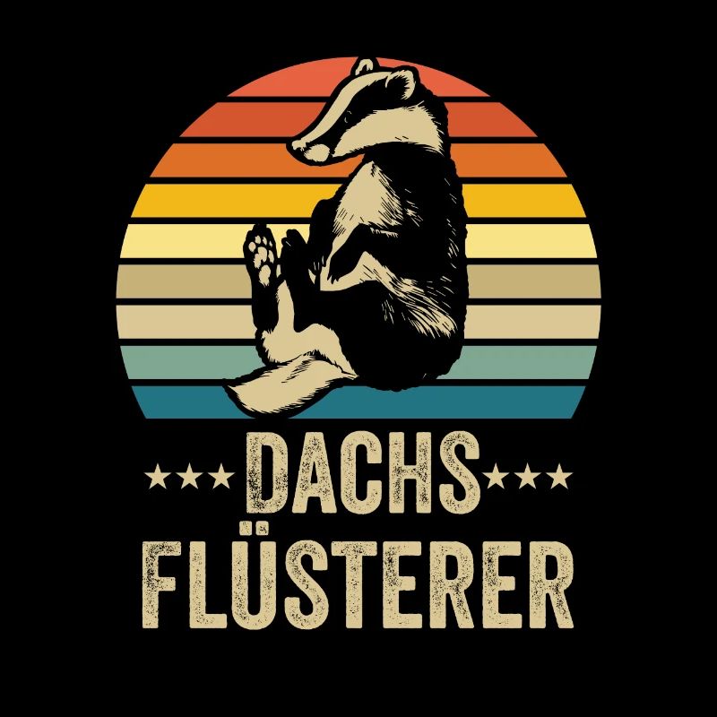 Dachs Flüsterer Retro Geschenk
