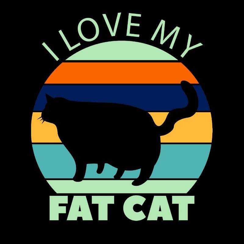 Fette Katze Katzenfreunde dicke Katzen